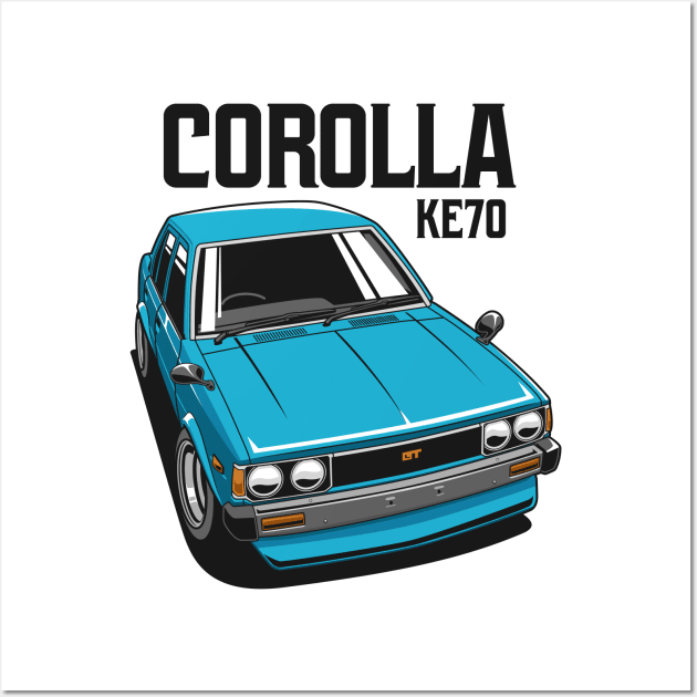 Corolla KE70 Wall Art by squealtires